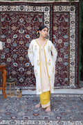 Jaipuri Print White Suit